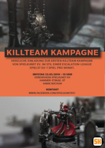 Killteam Kampagne – Wie alles beginnt… !